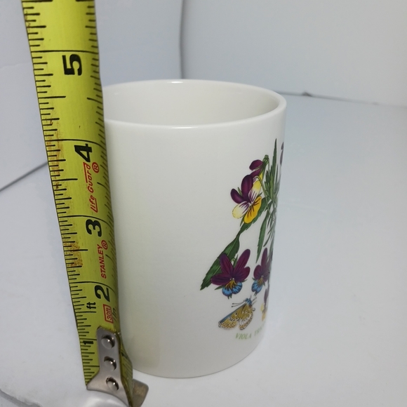 Portmeirion Flower & Butterfly Botanic Garden Mug Viola Tricolor Heartsease Cup - Picture 7 of 8